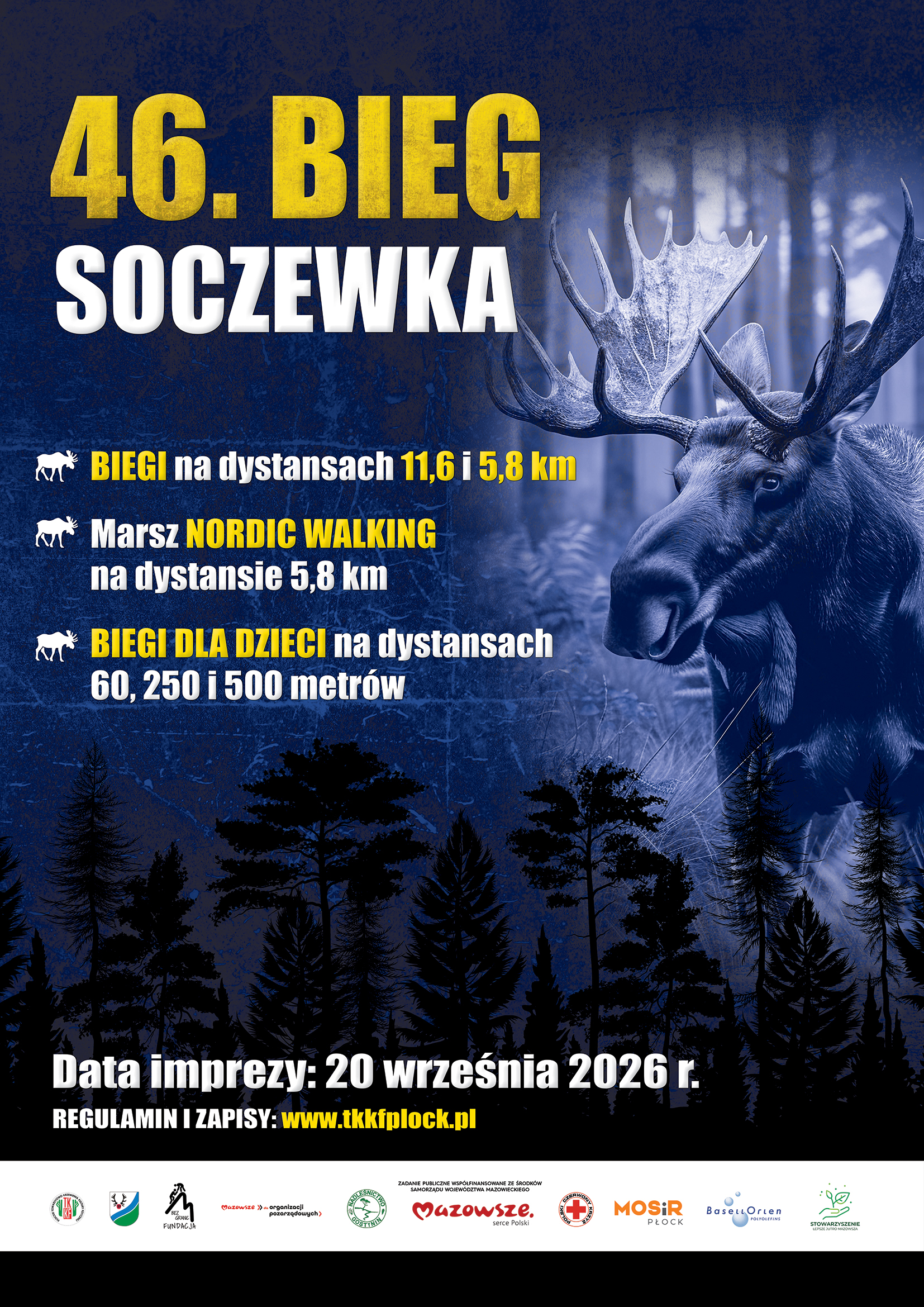 46 Bieg Soczewka - PLAKAT_ULOTKA