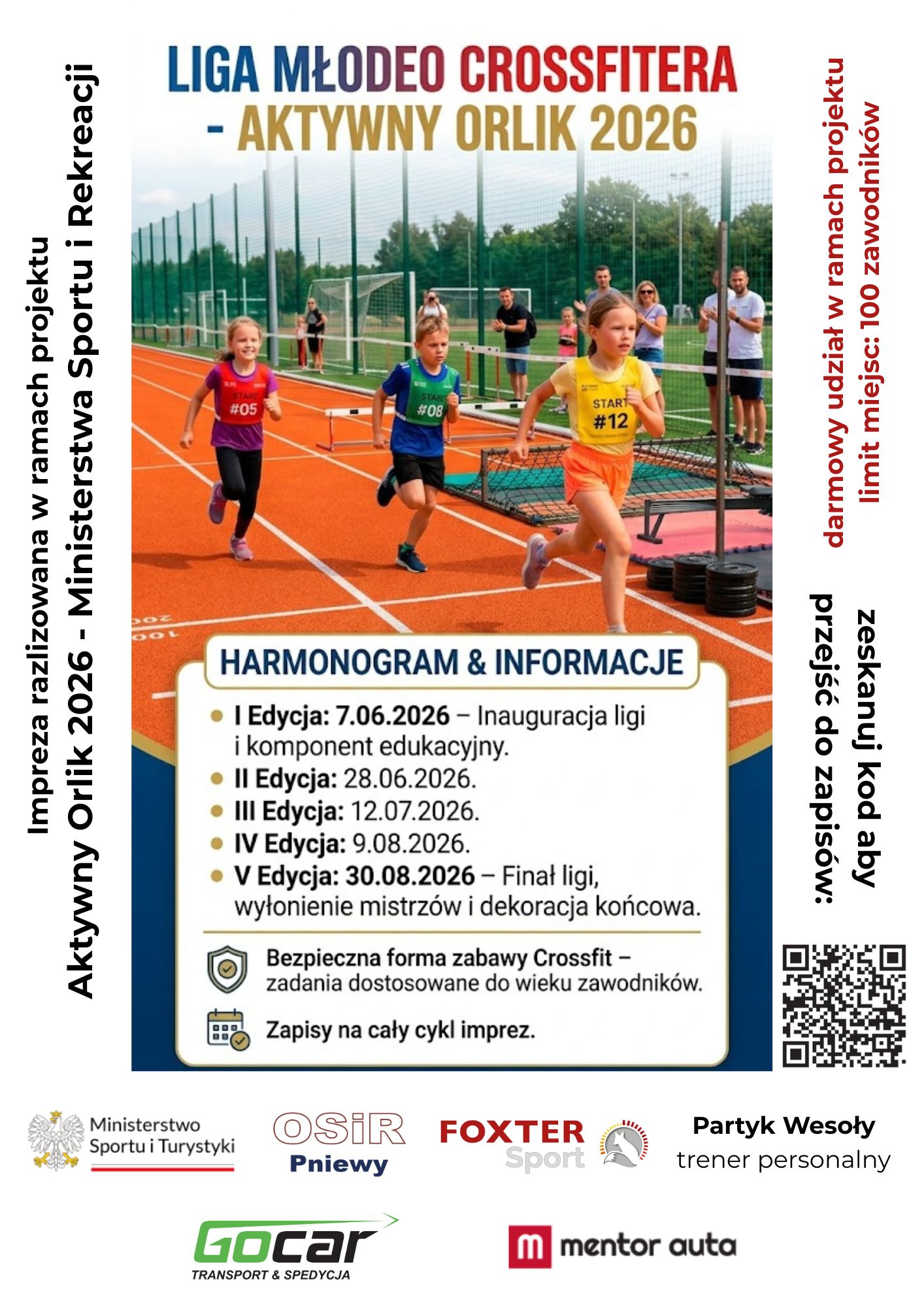 liga młodego crossfitera plakat