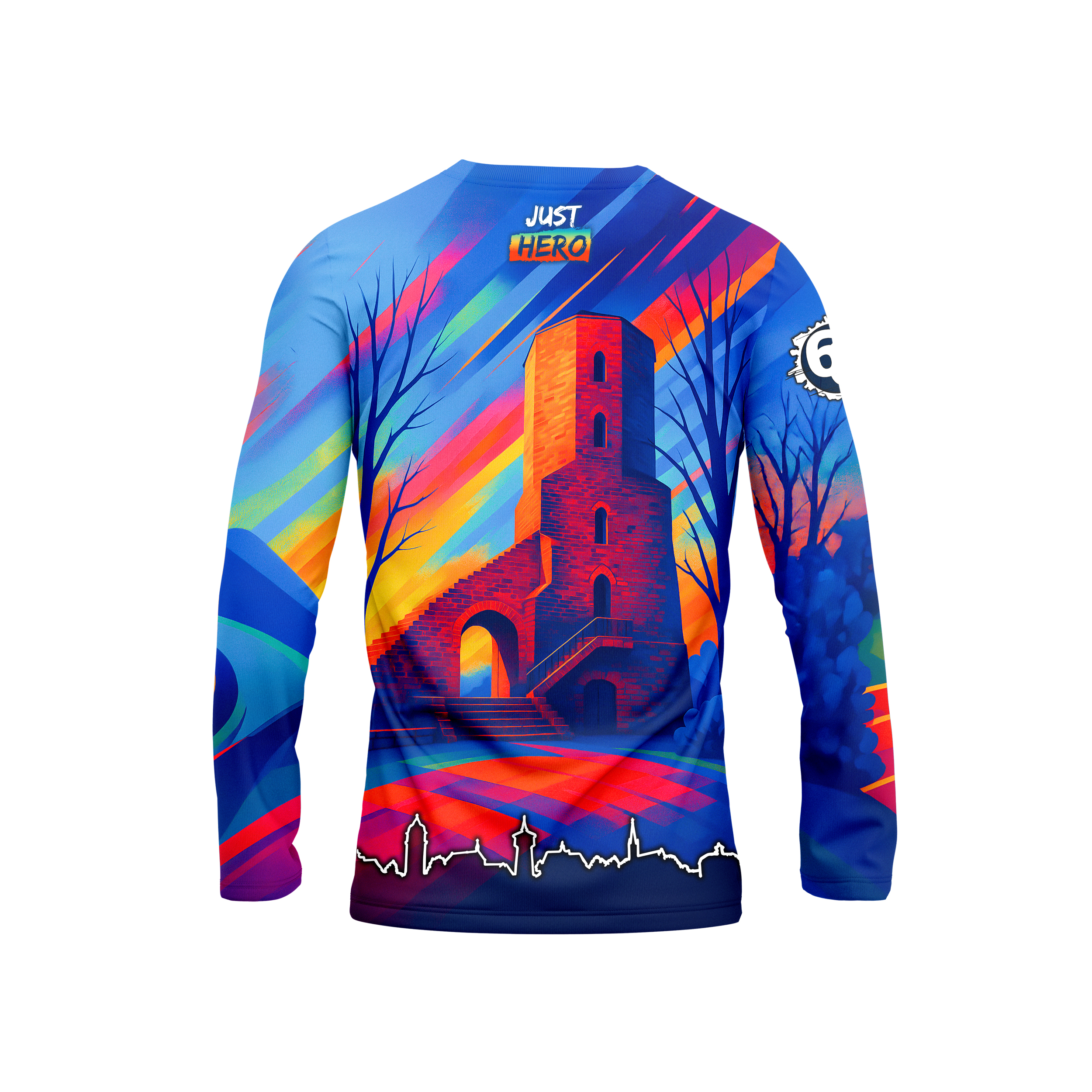 Koszulka niebieska tył